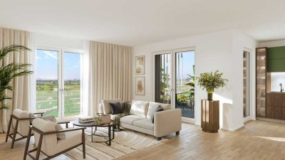 Modern wohnen im Erstbezug: 2,5 Zimmer mit sonniger Loggia