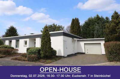 OPEN-HOUSE am 02.07.:Freist. Bungalow - ca. 266 m² Wohn-/Nutzfläche - 689 m² Grunds