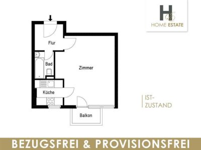Bezugsfrei aber Renovierungsbedürftig & Provisionsfrei