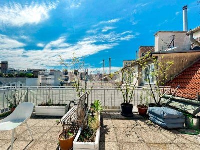 Sonnig nahe Donaukanal - DG-Hit mit großer Terrasse und Potential!