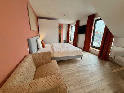 **Möbliertes 1-Zi-Appartement, zentral, klimatisiert**