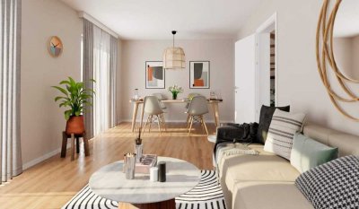 Doppelhaushälfte mit Terrasse und Garten