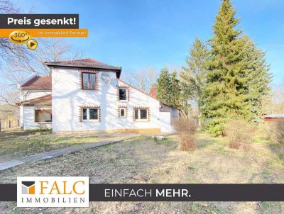 Einfamilien-Haus-Alleinlage, großes Grundstück, Blick über Kranichfeld, Freiheit atmen