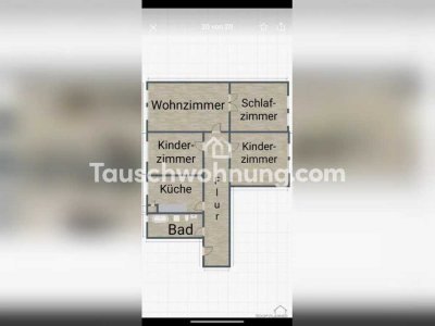 Tauschwohnung: 4 Zimmer Altbauwohnung direkt an der Eilenriede