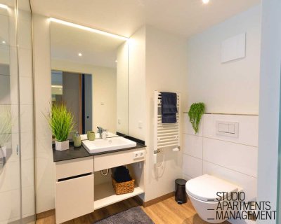 SAM - Erlanger Höfe: Modernes Apartment mit Fitnessstudio im Zentrum von Erlangen
