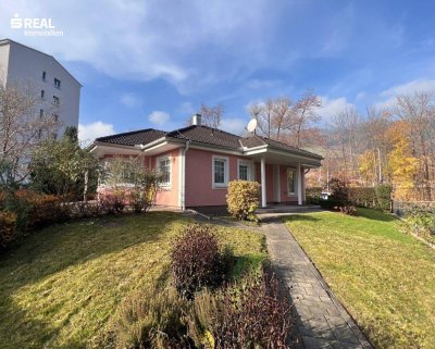 Attraktiver Fertighaus-Bungalow mit Wintergarten in zentraler Lage von Leoben