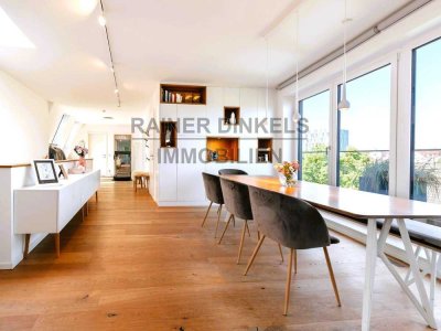 Exklusive Dachetage mit Kamin und Panorama für anspruchsvolle Stadtmenschen!