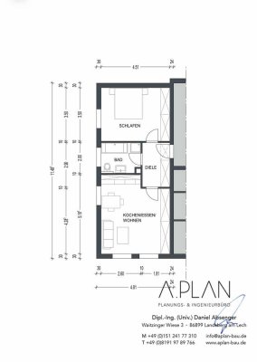 Attraktive 2 Zi Whg in guter Lage, renoviert, EBK Tageslichtbad