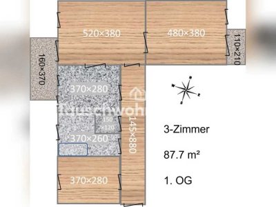 Tauschwohnung: Schöne 3-Zimmer-Altbauwohnung in P-West
