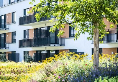 Moderne 2-Zimmerwohnung mit großer Terrasse im Hafenzentrum