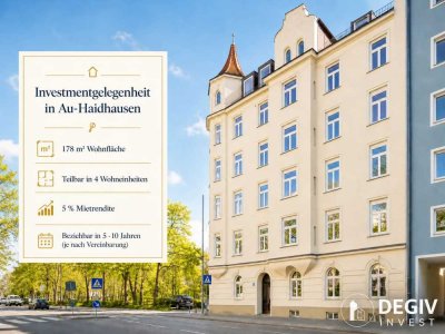 Au-Haidhausen! Kaufen, attraktive Miete erhalten & in spät. 10 Jahren einziehen