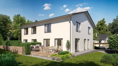 Modernes Doppelhaus in Icking – Wohnen am Tor zum Starnberger See