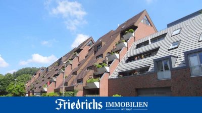 Attraktive 2-Zimmer-Obergeschosswohnung mit Süd-West-Balkon in zentraler Lage von Bad Zwischenahn
