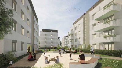 Erstbezug 3 Zimmer mit Terrasse - WBS