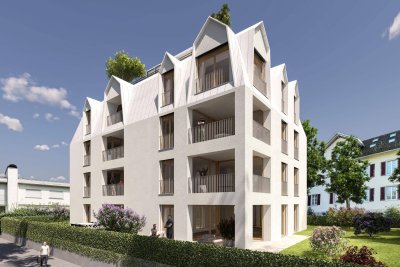 Dornbirn, Oberdorf - helle, sonnige und ruhige 2- oder 3-Zimmer-Wohnung mit großer Terrasse und großem Garten