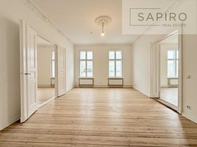 GROSSZÜGIGE 4-ZIMMER-STUCK-ALTBAUWOHNUNG 
IN BELIEBTER KIEZLAGE VON SCHÖNEBERG