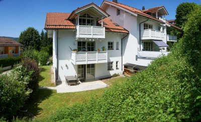 3-Zimmer Wohnung mit eigenem Garten und Tiefgaragenstellplatz zu verkaufen