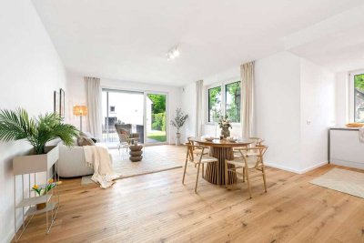 Zwei Ebenen für die ganze Familie: Neubau-Gartenwohnung in Hamburg-Alsterdorf!