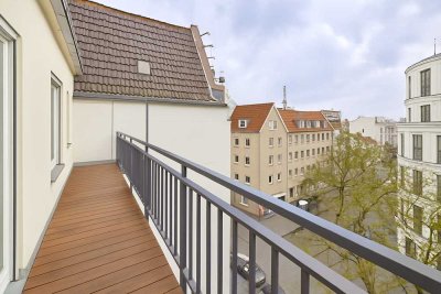 Möblierte 2-Zimmerwohnung mit großem Balkon und Einbauküche in Bestlage Hannover Innenstadt