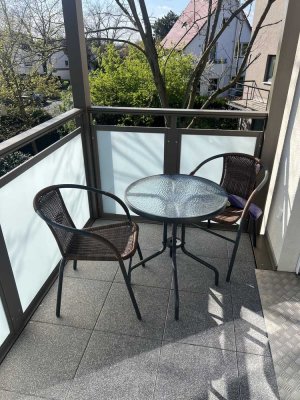 Neubau-Cool Wohnen für Studenten in Darmstadt, 1 Zimmer-Apartment,möbliert,mit Terrasse