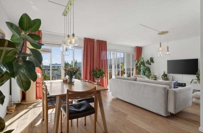 Helle 3-Zimmer Wohnung mit Balkon im 4. OG in Karlsruhe Südweststadt