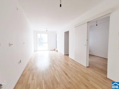 Hofseitige 2-Zimmerwohnung mit großer Loggia