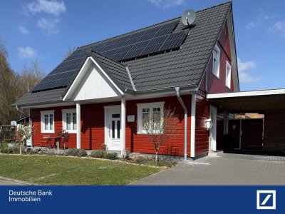Schwedenhaus im idyllischen Lehe - Moderne Architektur und hohe Energieeffizienz