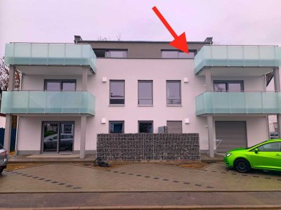 Attraktive 3-Zimmer-Wohnung in Schwebheim mit Dachterrasse am Waldrand