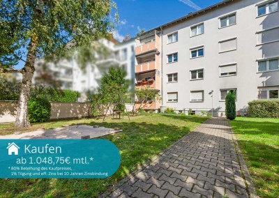 ++Zentrale 4-Zimmer-Wohnung in Frankfurt-Niederrad mit Balkon – urban wohnen, komfortabel leben++