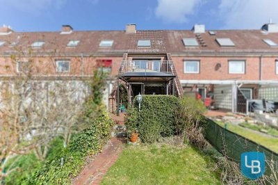Reihenhaus mit Anbau und Dachterrasse in ruhiger Lage!