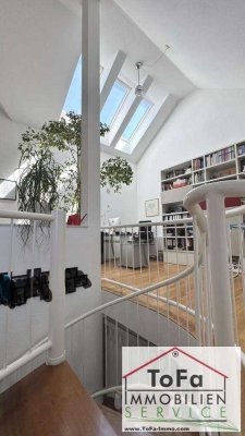 ToFa: exklusive Maisonettewohnung mit besonderer Architektur in Bestlage Nähe der Uni Klinik