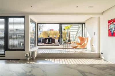 RESERVIERT:(direkt vom Eigentümer) 360 Grad outstanding Neubau Penthouse in der Graefestrasse
