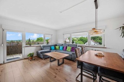 Modernisiertes 3-Zimmer-Wohnglück mit Balkon, Gartenparzelle & Stellplatz- Wohnen im Ortsteil Weiler