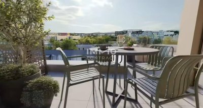 Südwest Terrasse mit Grünblick in nachhaltiger Neubauanlage! Provisionsfrei