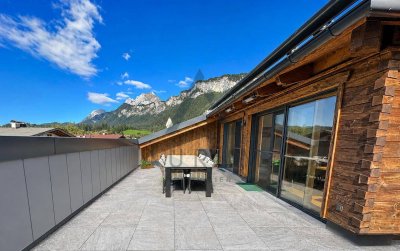 Miete: Maisonette-Dachgeschoss mit Dachterrasse &amp; atemberaubenden Panoramablick, Whirlpool &amp; Sauna