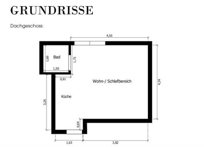 Bezahlbare 1-Raum-Wohnung in Kirchheim unter Teck/Jesingen