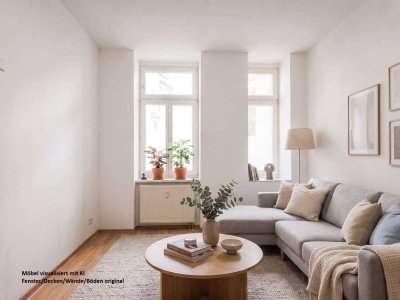 Denkmalgeschützte 2-Raum-Wohnung in Dresden-Löbtau | 6 % Rendite machbar | WG-geeignet | frei