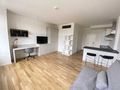 Einziehen statt einrichten - voll möblierte 1-Raum-Wohnung an der Spree