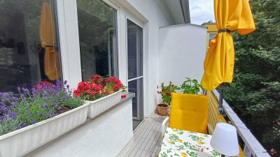 2-Zimmerwohnung mit Balkon und Grünblick
