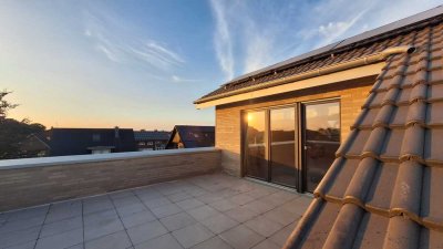 Sommerkühlung inklusive – Tolle Penthouse-Wohnung mit großer Dachterrasse und passiver Raumkühlung!