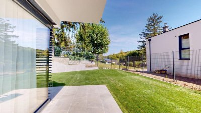 PROVISIONSFREI! Exklusive Doppelhaushälften mit Traum-Ausblick auf die Burg Liechtenstein – schlüsselfertig mit Terrasse, Garten &amp; Balkon! 4–5 Zimmer für höchste Wohnansprüche!