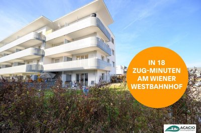 große 3-Zimmerwohnung mit optimalem Grundriss im Wohnpark Tullnerfeld - im Grünen wohnen, aber in der Stadt arbeiten - Tiefgaragenplatz optional möglich!
