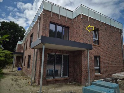 Oberwohnung m. Balkon u. Fahrstuhl in Saterland - OT Scharrel