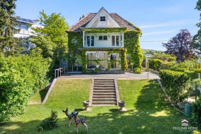 Wohnen mit Geschichte: Villa mit spektakulärer Aussicht im beliebten Grinzing!