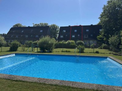 Geräumiges Reihenmittelhaus auf pflegeleichtem Grundstück mit Sauna und Gemeinschaftspool