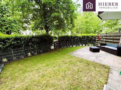 Modernisierte, sehr ruhige Gartenwohnung mit 2 Terrassen und ca. 58 m² Gartenfläche in Obersendling