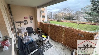 ToFa: herrliche Balkonwohnung in Uni-Nähe und mit Balkon, 2 Bäder, EBK und Garage - FREI !!!
