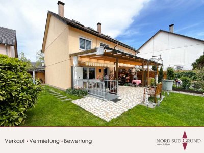 Doppelhaushälfte in Bühl. Ideal für Familien. 5 Zimmer, Garten, Keller, Garage und Stellplatz.