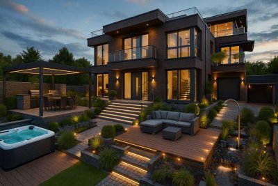 Luxuriöse Villa mit High-End Ausstattung im Naturschutzgebiet in Hamburg-Boberg