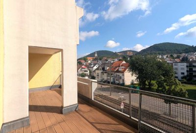 Top angebunden: 2-Zimmerwohnung mit Loggia und Bergstraßenpanorama!